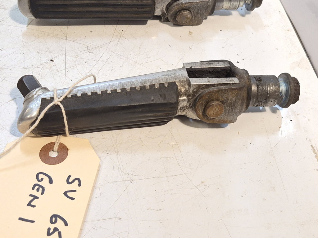 Suzuki SV 650 Gen 1 Footpegs, Riders, Pair