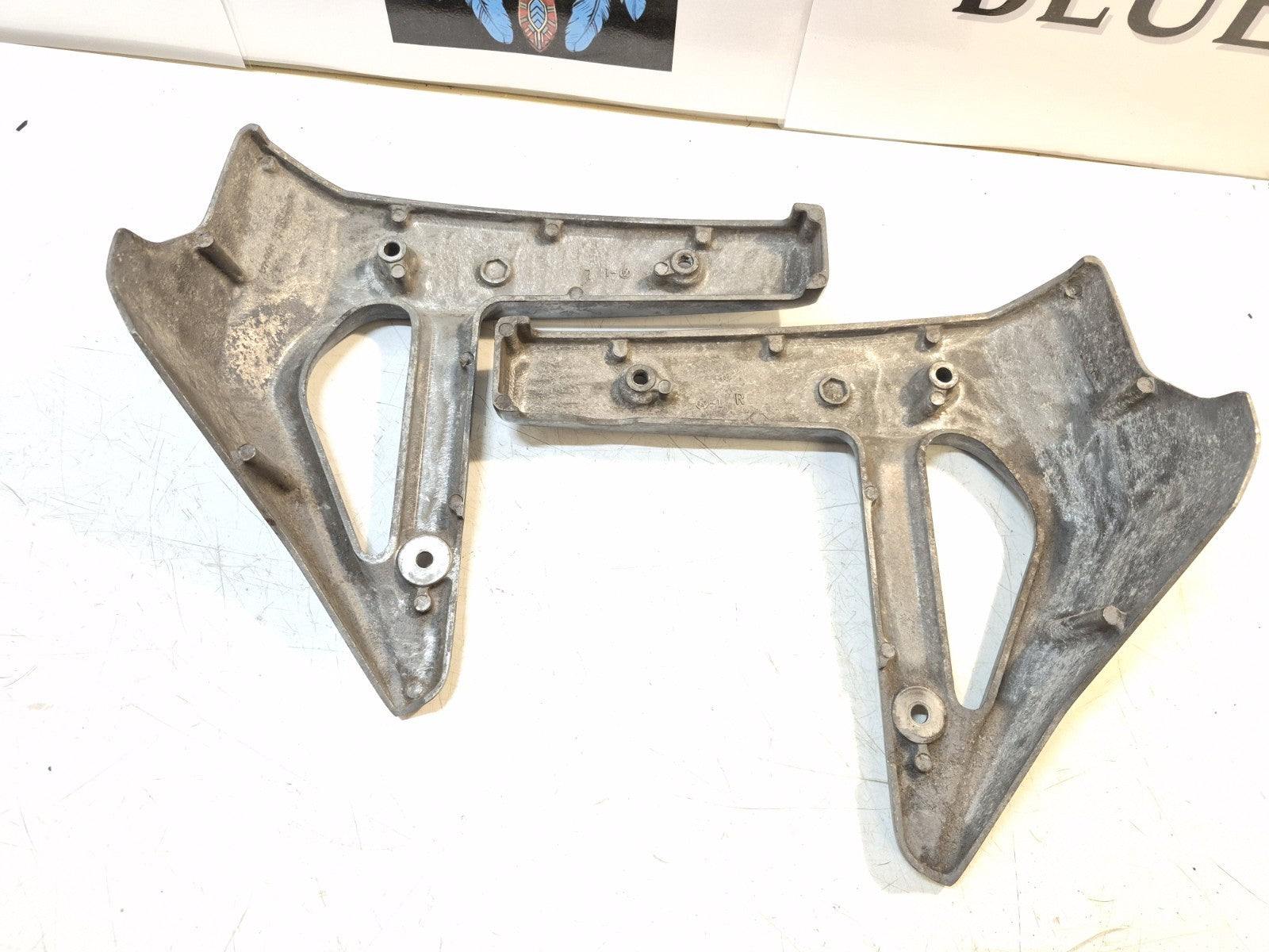 Kawasaki ER 5 Radiator Guards, Brackets, Pair