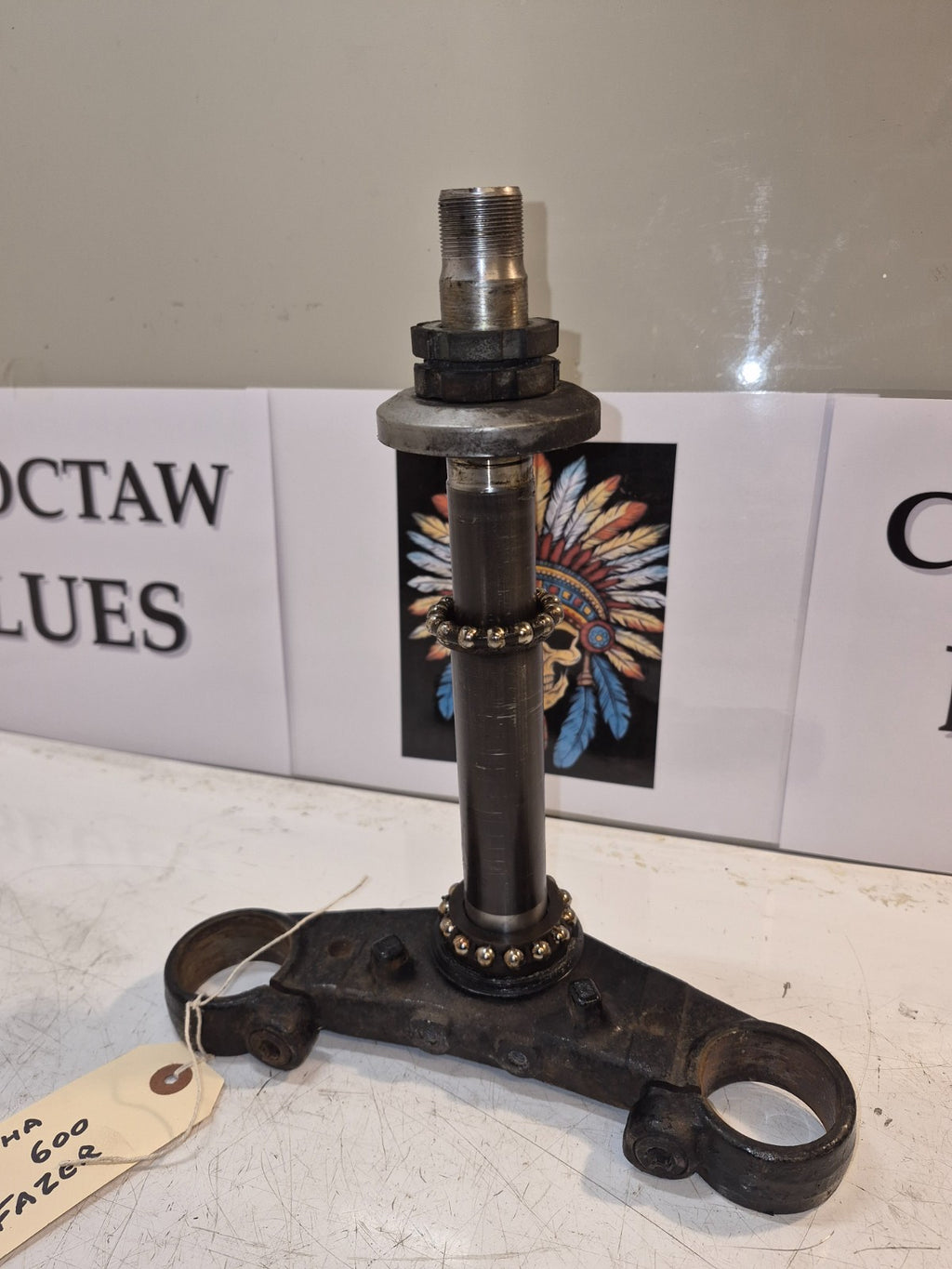 2002 Yamaha FZS 600 Fazer Under Braket Steering Clamp Bottom Yoke