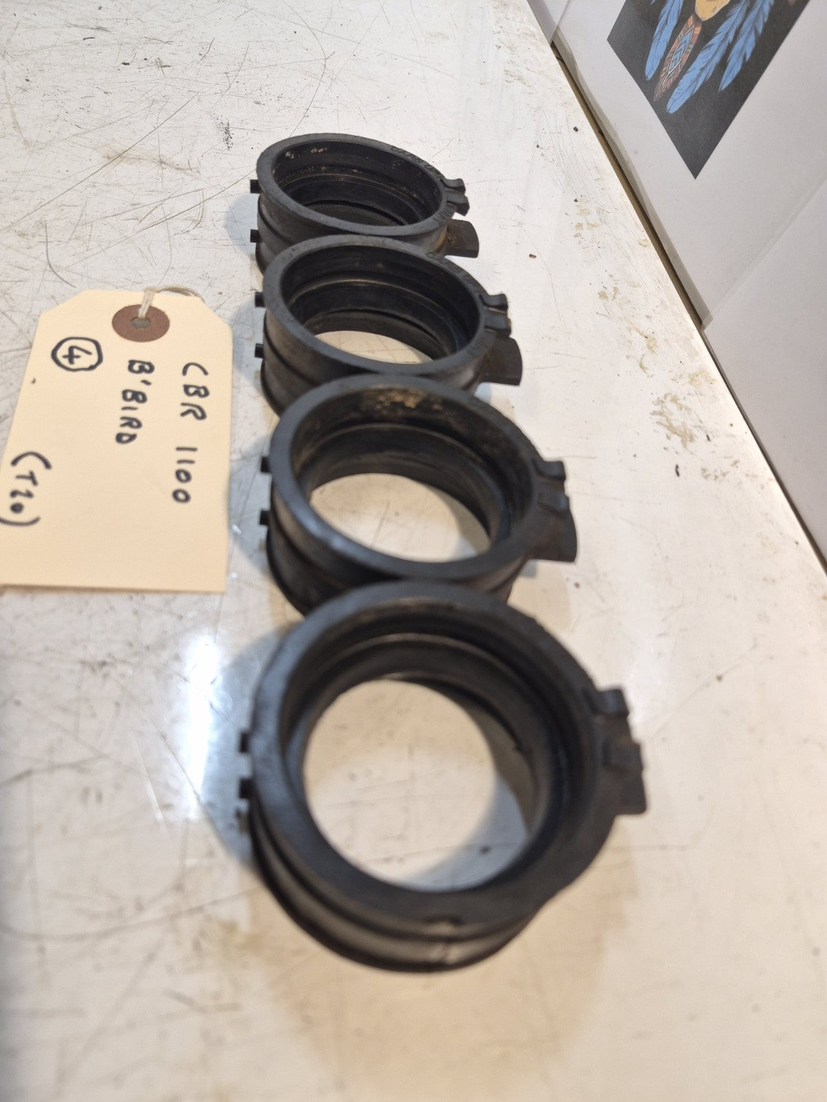 Honda CBR 1100 Blackbird Inlet Manifold Rubbers