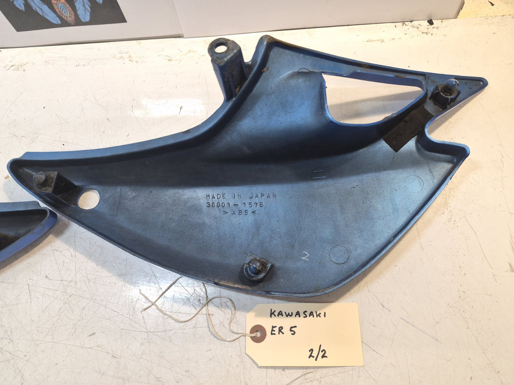 Kawasaki ER 5 Fairing, Side Panels, Pair