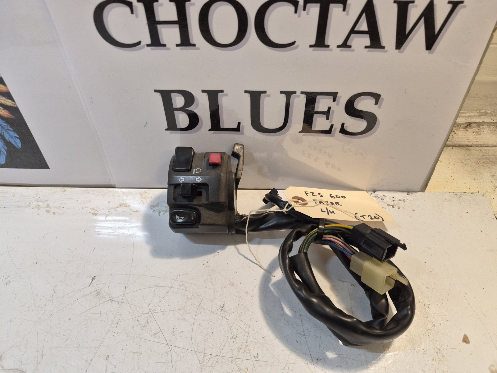 Genuine 1998–2003 Yamaha FZS600 Fazer Left Hand Switch Gear Assy 5DM‑83969‑00‑00