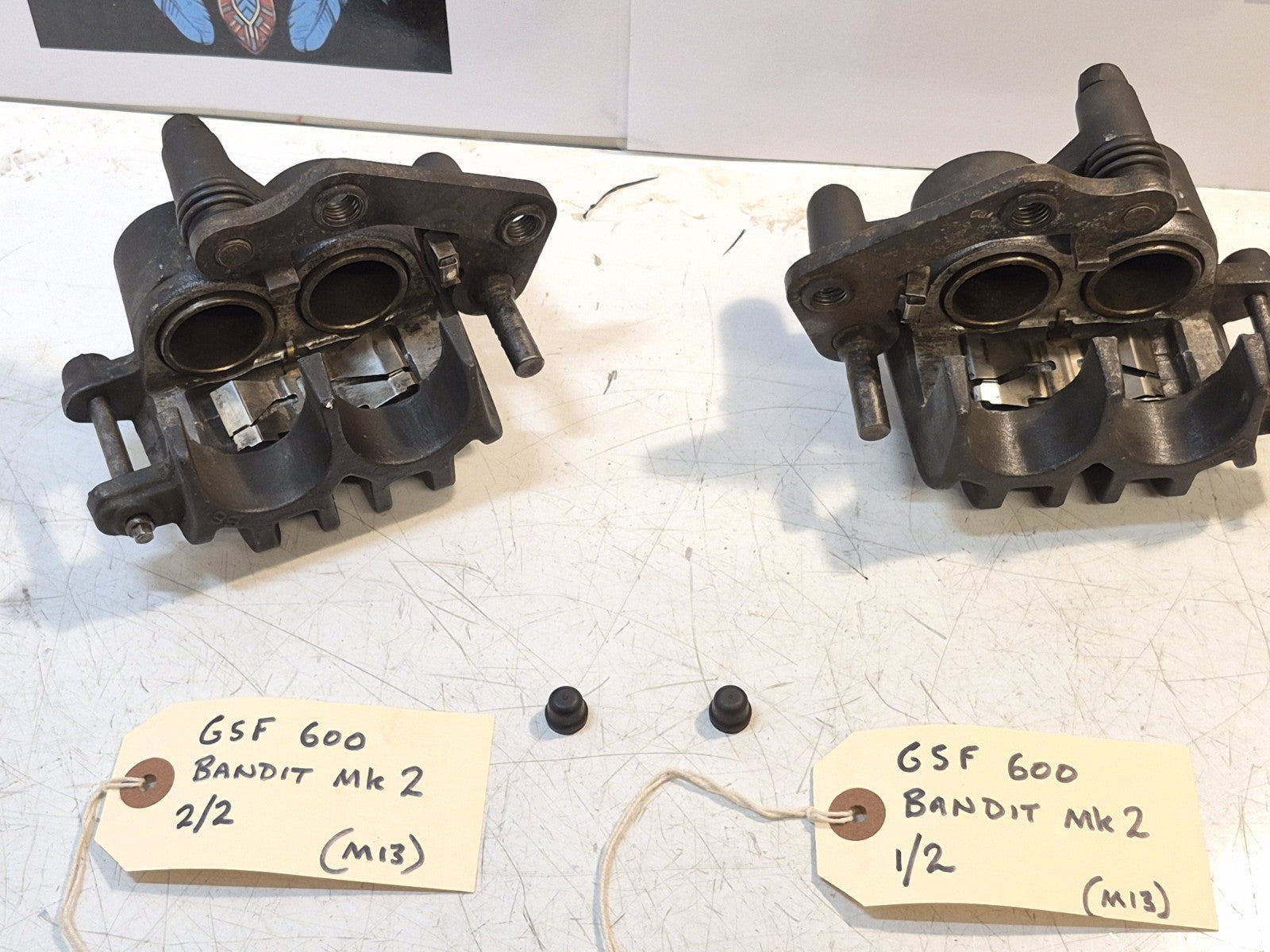 Suzuki GSF 600 Bandit Mk2 Front Brake Calipers, Pair