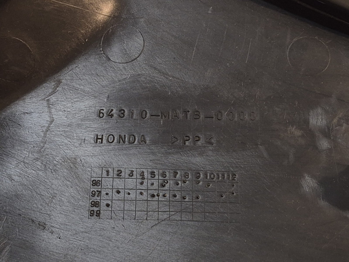 Honda CBR 1100 Blackbird Fairing, Top Infill Panel