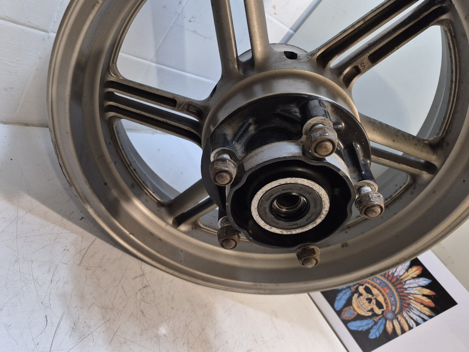 HONDA CBF1000 CBF 1000 A ABS MODEL REAR WHEEL RIM BACK WHEEL AS SHOWN 2006 -2010