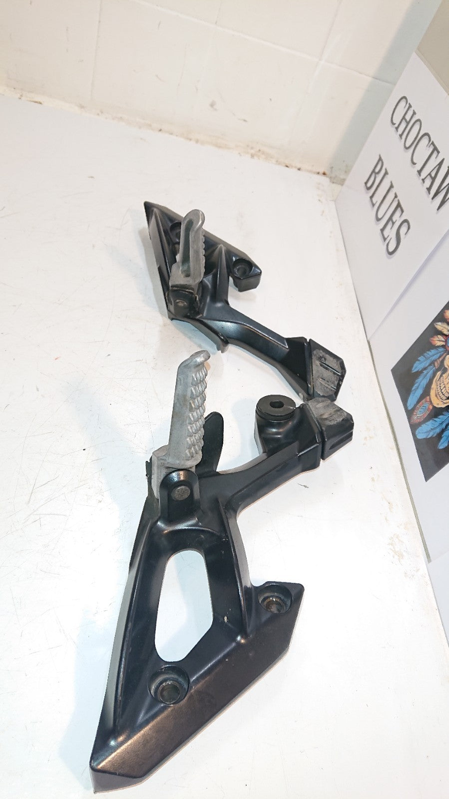 Kawasaki GTR 1400 Pillion Pegs And Hangers, Pair