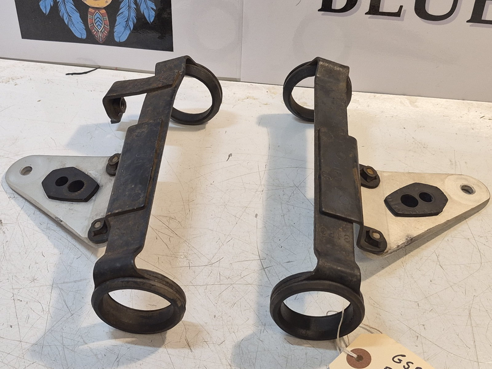 Suzuki GSF 600 Bandit Mk2 Headlight Brackets, Pair