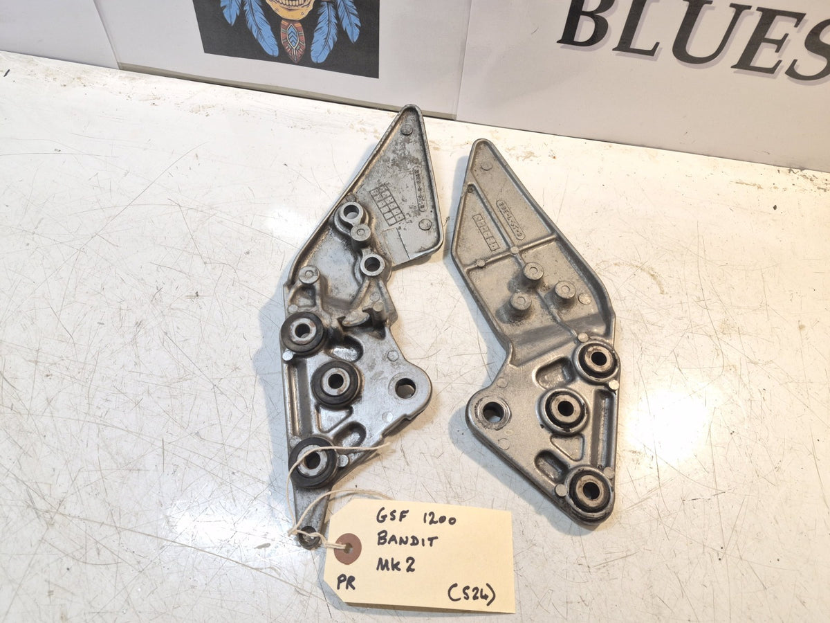 Suzuki GSF 1200 Bandit Mk2 Front Peg Hangers, Pair
