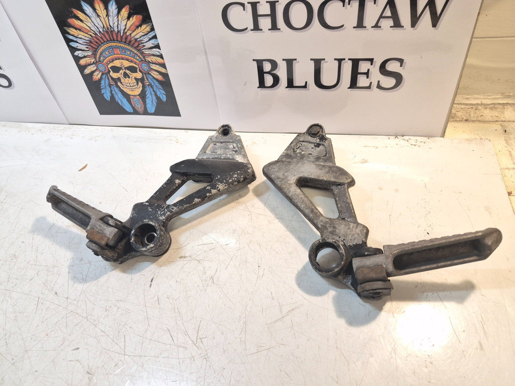 Kawasaki ZZR 1100 Pillion Pegs And Hangers, Pair