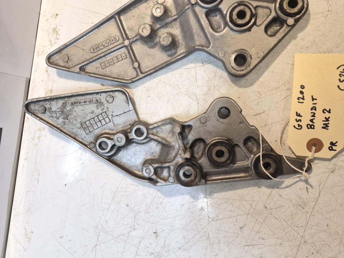 Suzuki GSF 1200 Bandit Mk2 Front Peg Hangers, Pair