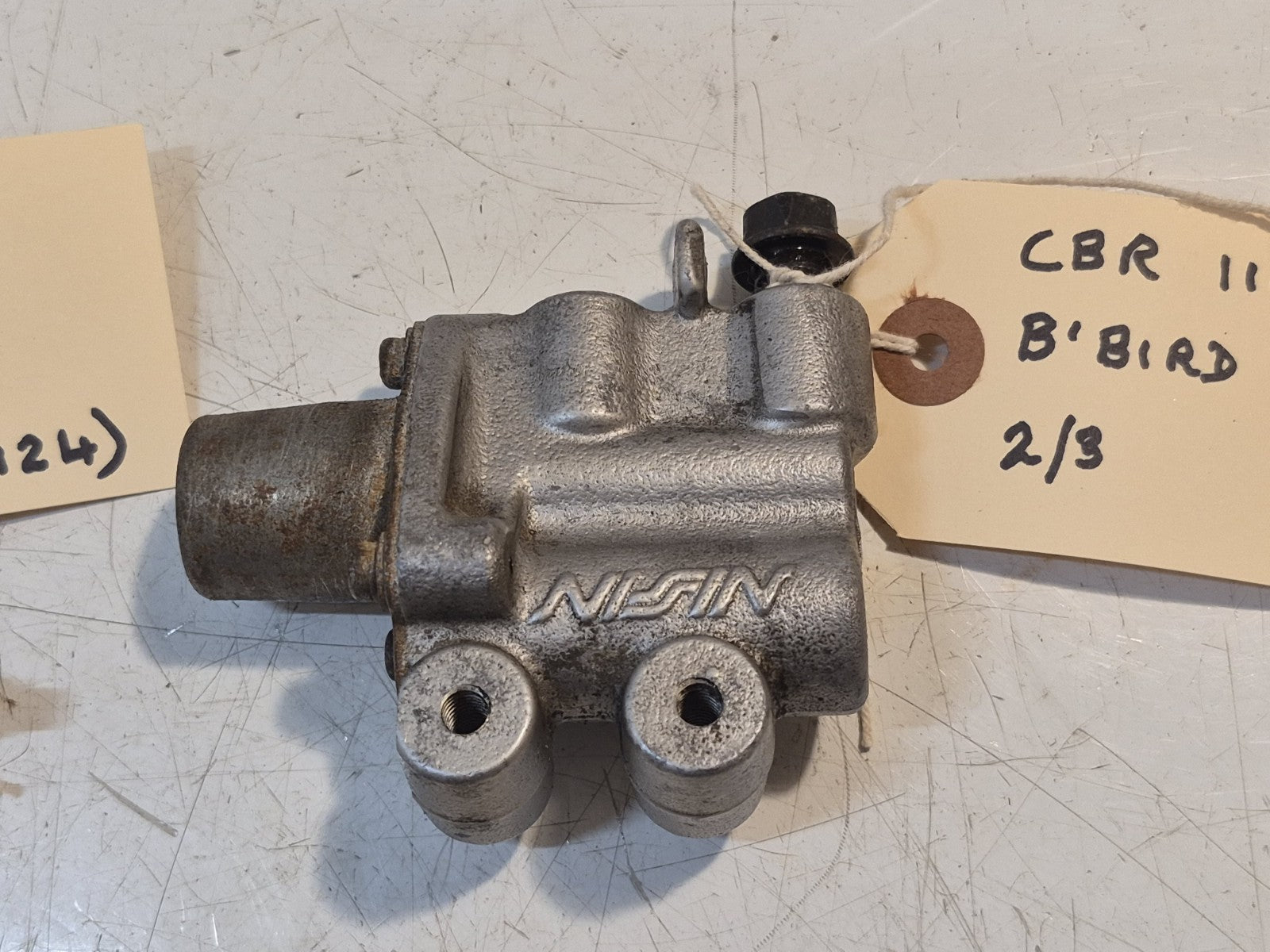 Honda CBR 1100 Blackbird Rear Brake Master Cylinder And 2x Brake Unions