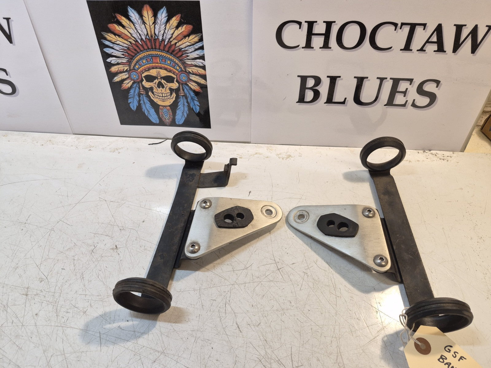 Suzuki GSF 600 Bandit Mk2 Headlight Brackets, Pair