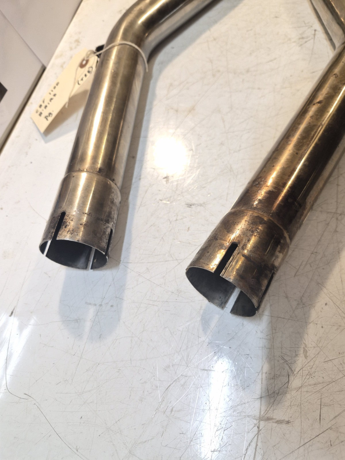 Honda CBR 1100 Blackbird Exhaust Link Pipes, Pair