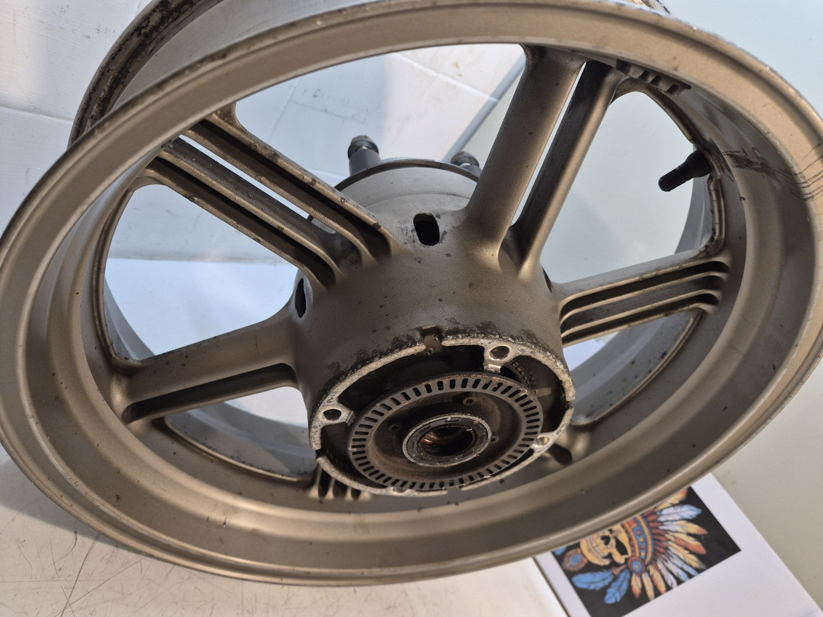 HONDA CBF1000 CBF 1000 A ABS MODEL REAR WHEEL RIM BACK WHEEL AS SHOWN 2006 -2010