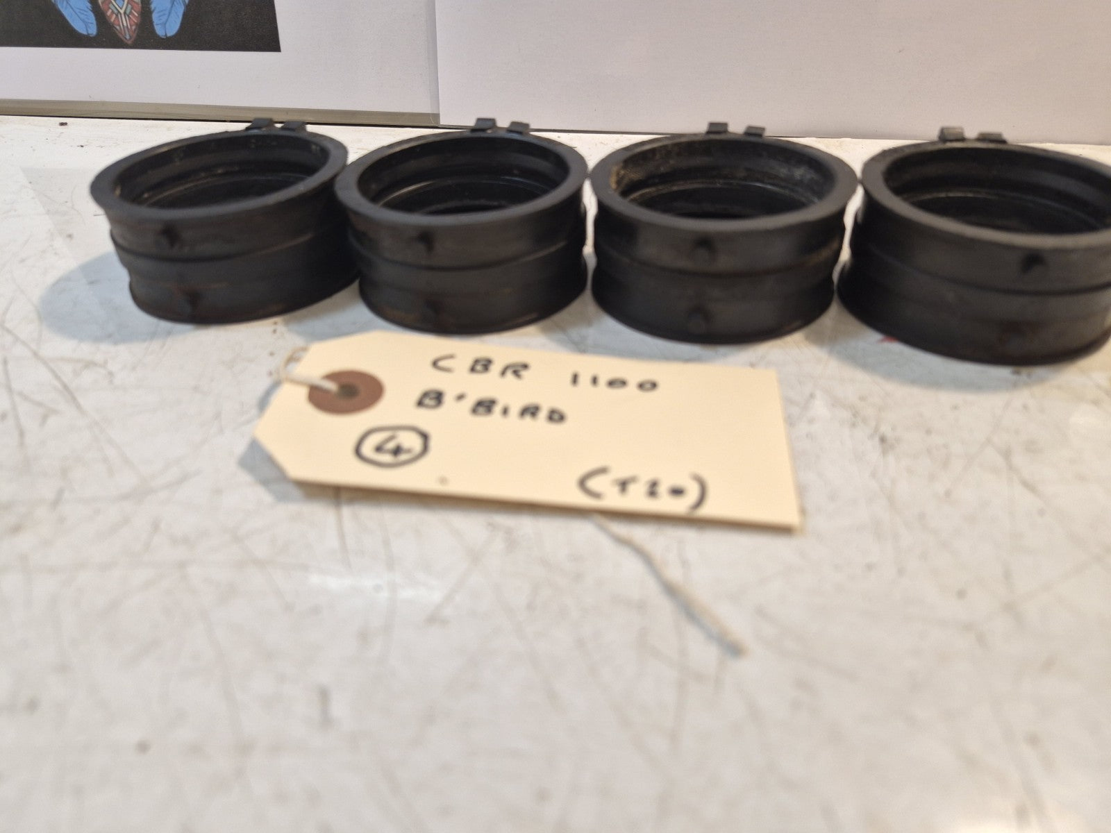 Honda CBR 1100 Blackbird Inlet Manifold Rubbers