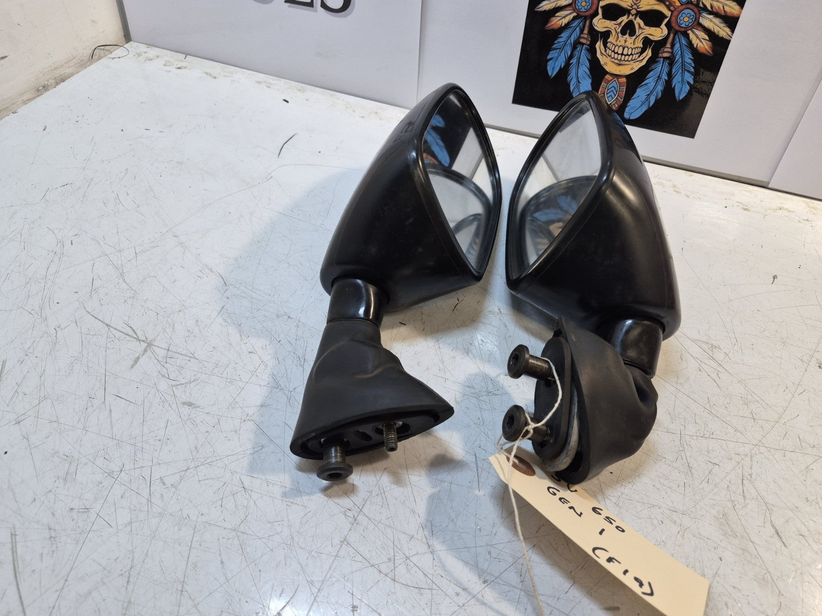 Suzuki SV 650 Gen 1 Mirrors, Pair, OE