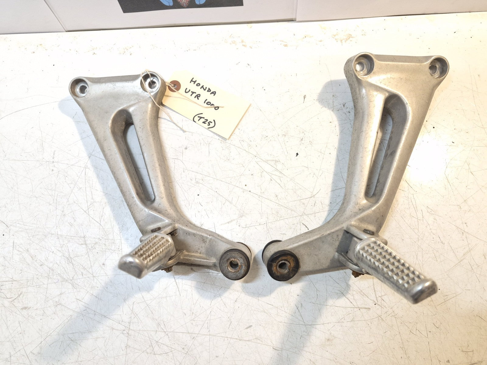 Honda VTR 1000 Firestorm Pillion Pegs And Hangers, Pair