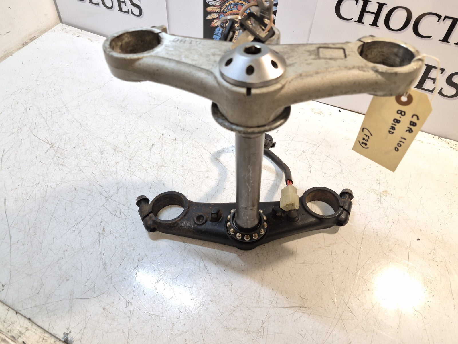 Honda CBR 1100 Blackbird Yoke, Tripple Tree Complete