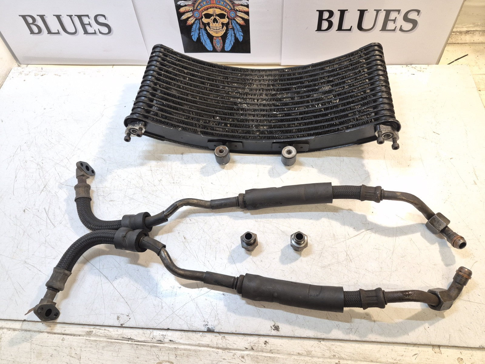 Suzuki GSXR 1100 Oil Cooler, Pipes, Fittings