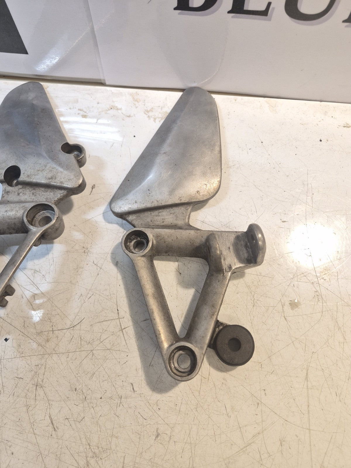 Honda CBR 1100 Blackbird Front Peg Hangers, Pair