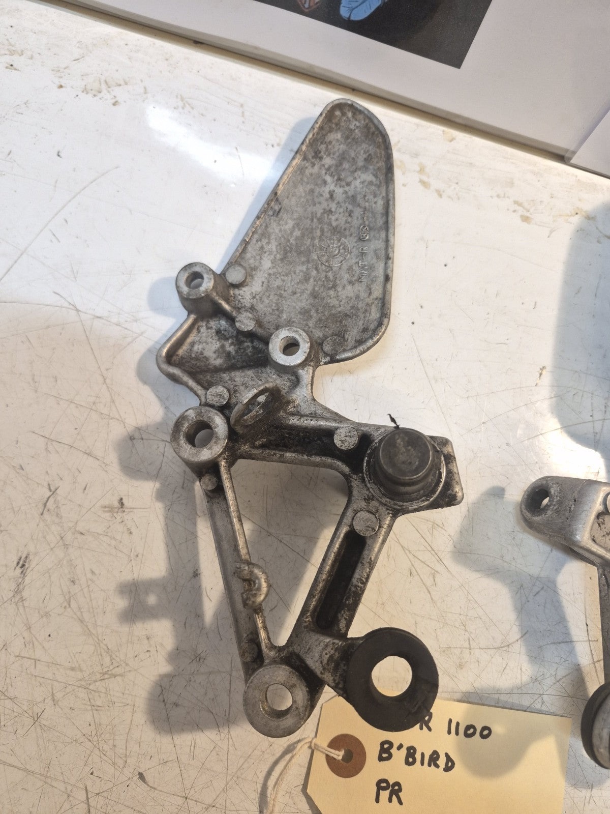 Honda CBR 1100 Blackbird Front Peg Hangers, Pair