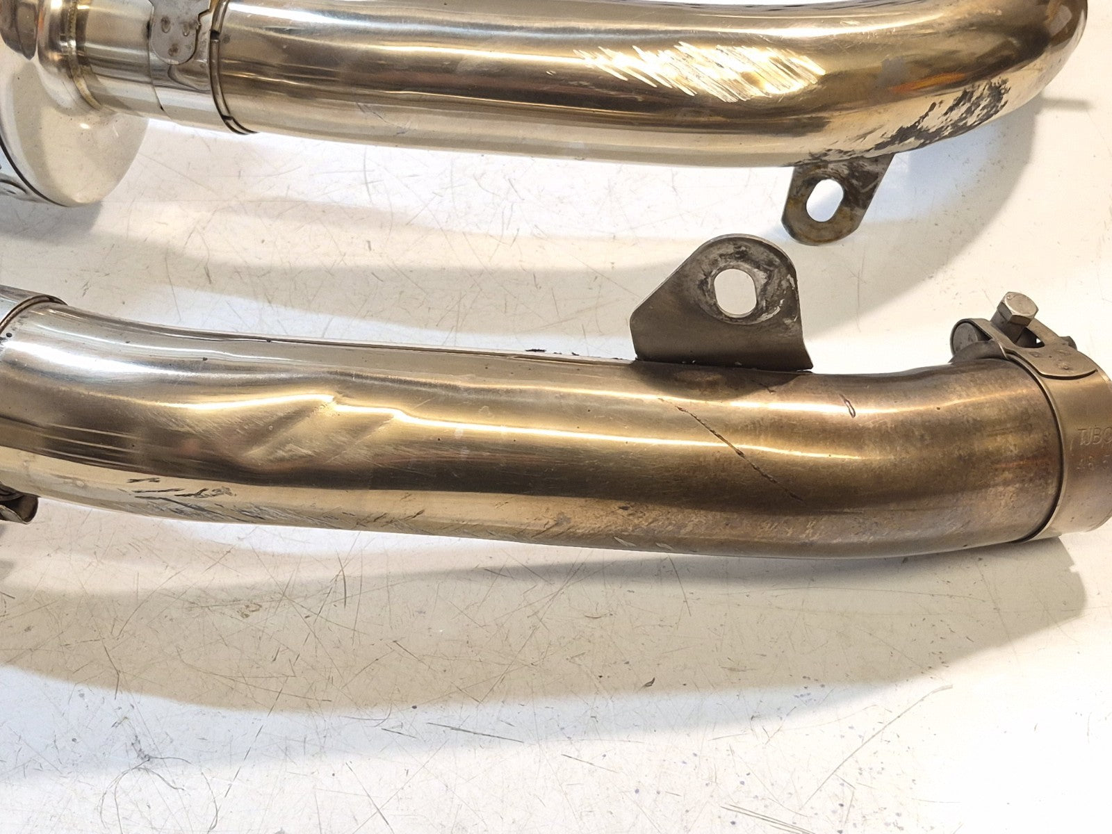 Honda VTR 1000 Firestorm Exhaust End Cans, Pair,  Delkevic