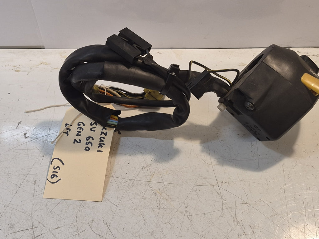 Suzuki SV 650s Gen 2 Switchgear, Left-hand