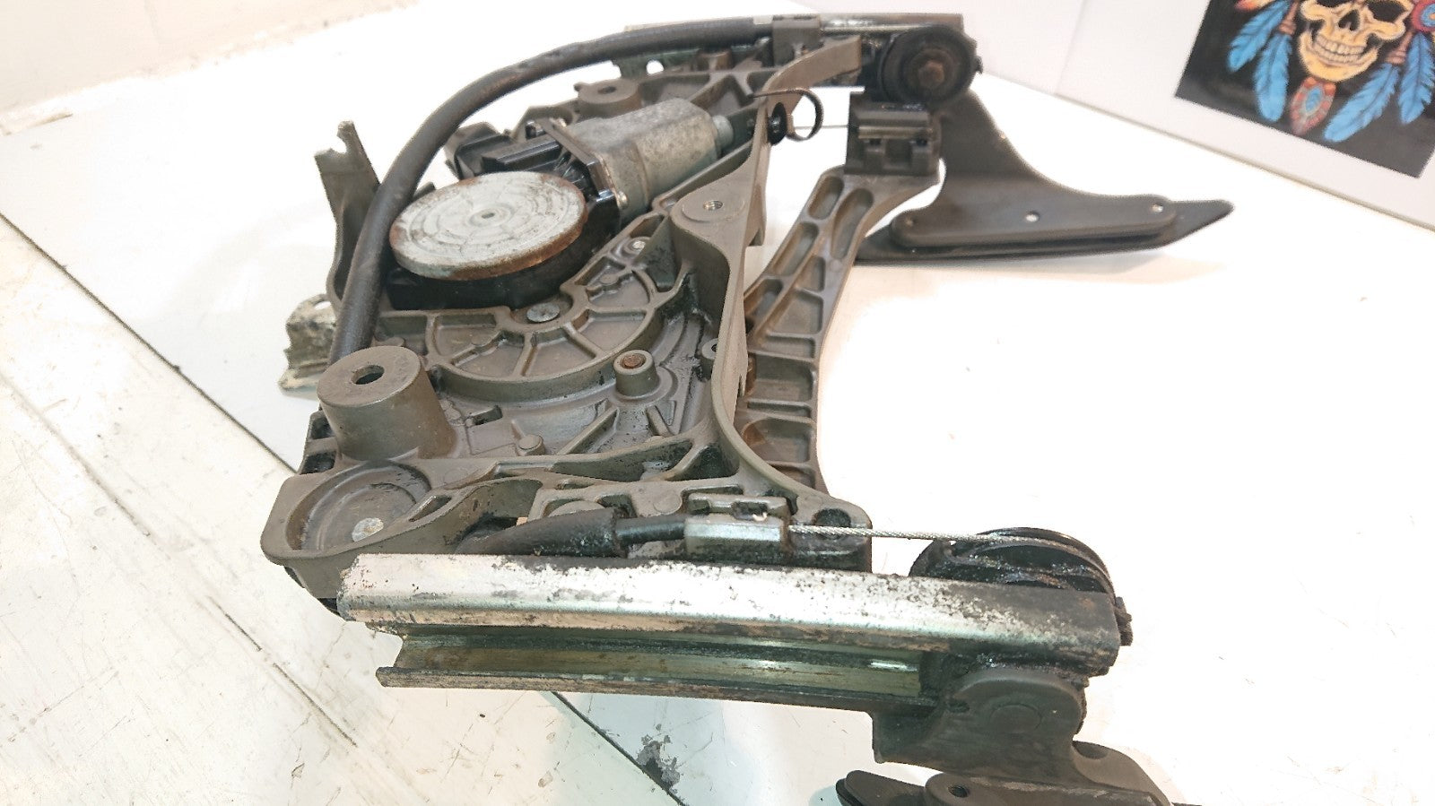 Kawasaki GTR 1400 Screen Motor Assembly, Complete
