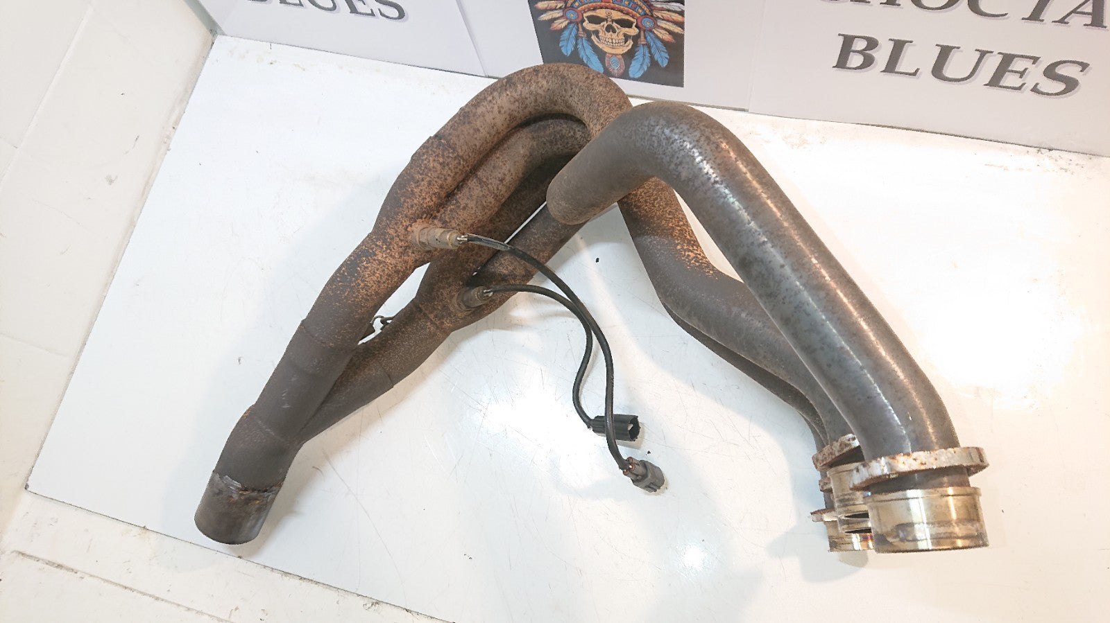 Kawasaki GTR1400 Downpipes Header Manifold & Lambda Sensors