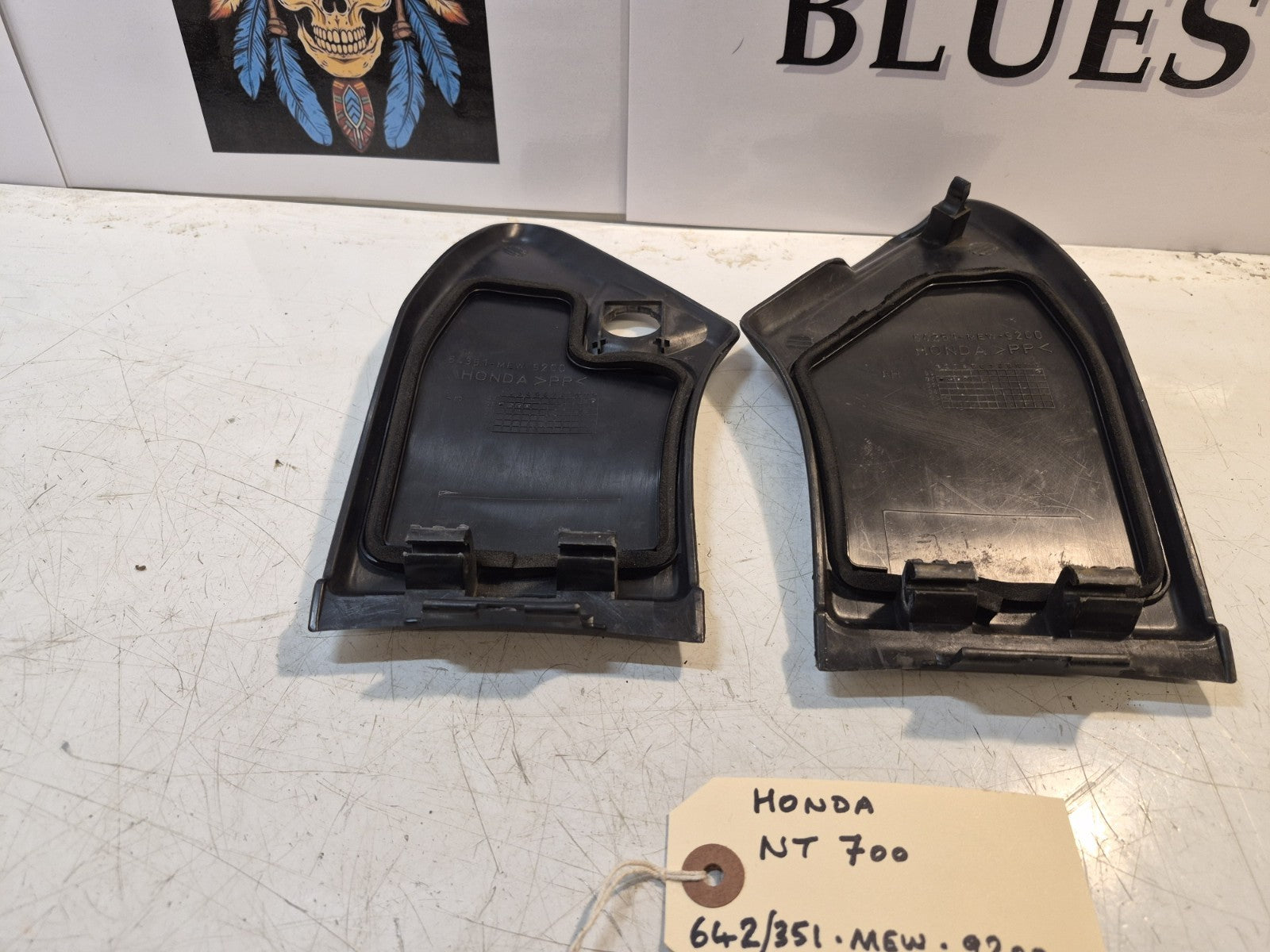 Honda NT 700 Deauville Fairing, Top Lids, Pair