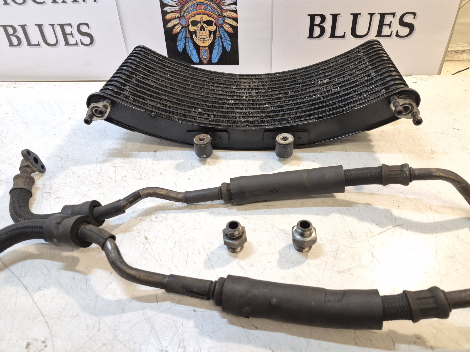Suzuki GSXR 1100 Oil Cooler, Pipes, Fittings
