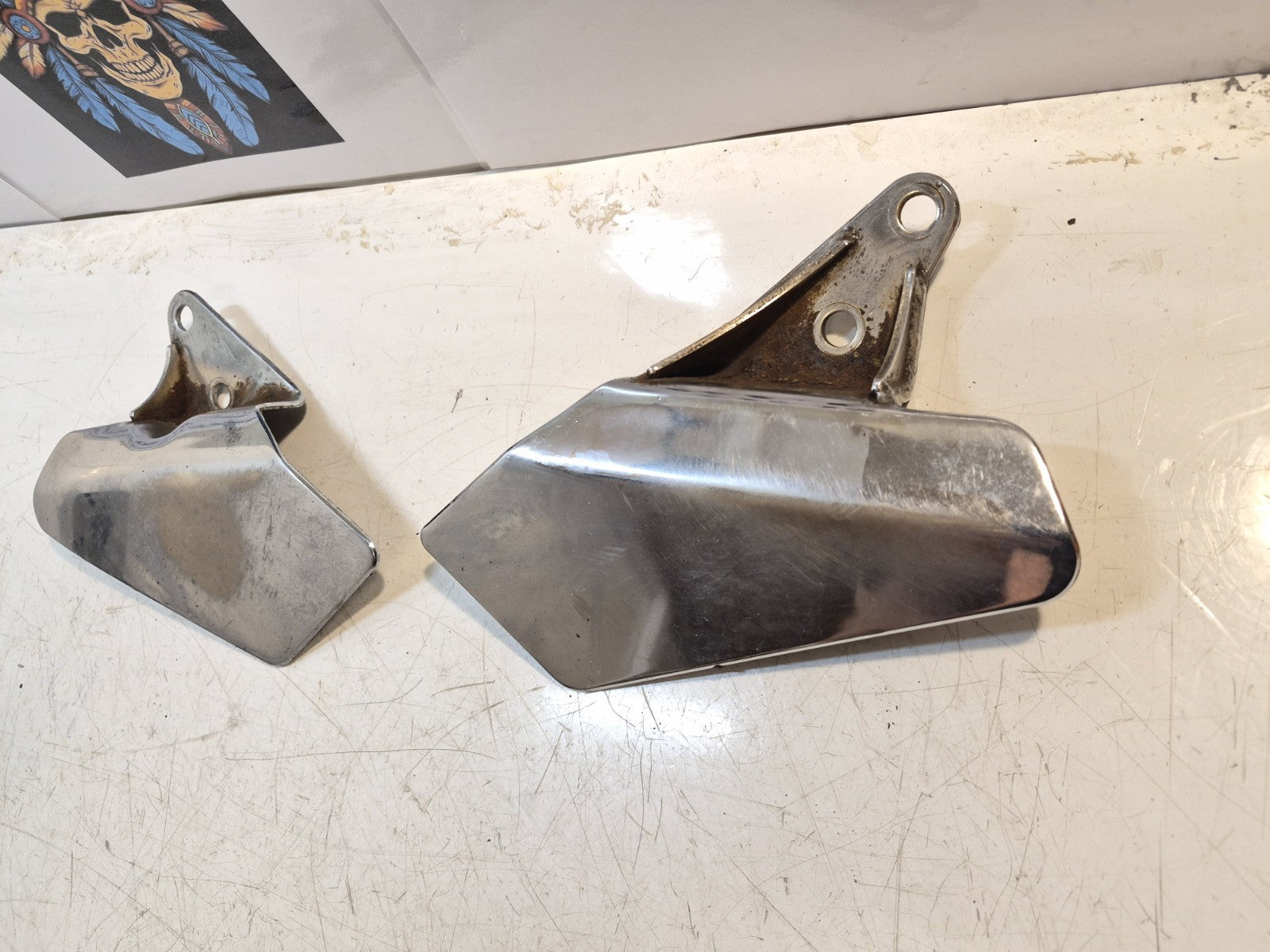 Suzuki VX 800 Heel Guards, Pair