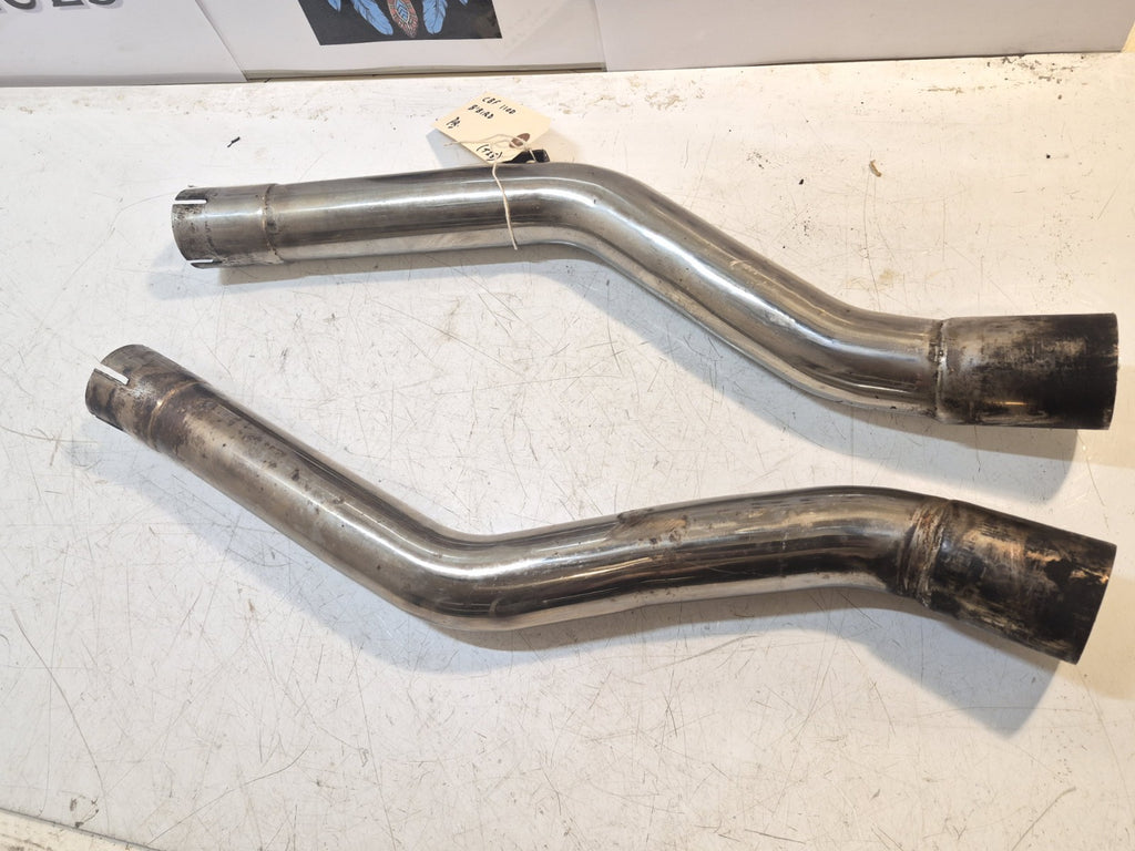 Honda CBR 1100 Blackbird Exhaust Link Pipes, Pair